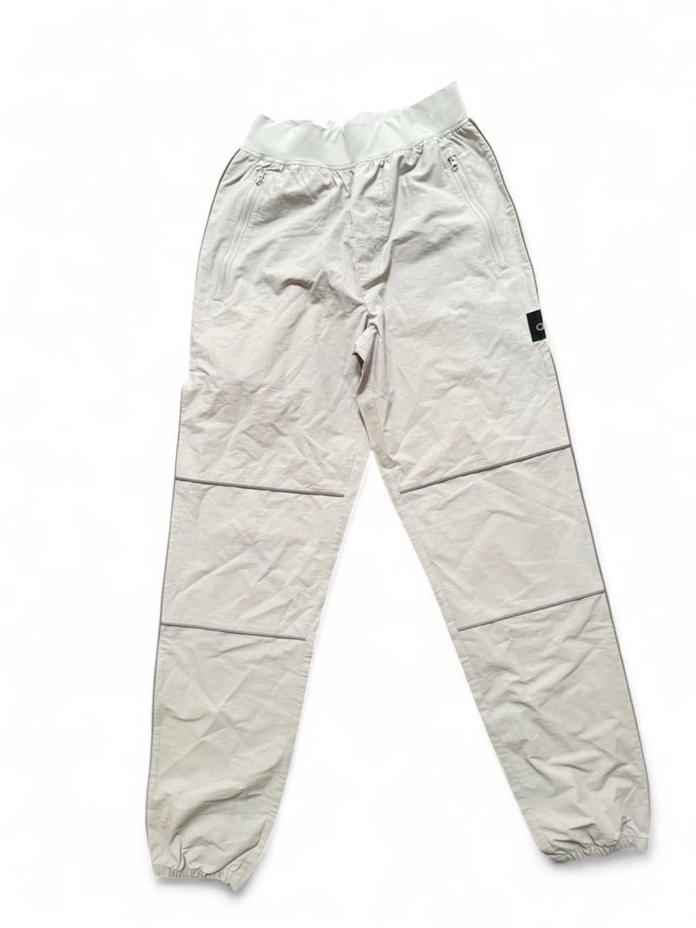 ALO Yoga Utility Parachute Light Gray Performance Technical Joggers Small